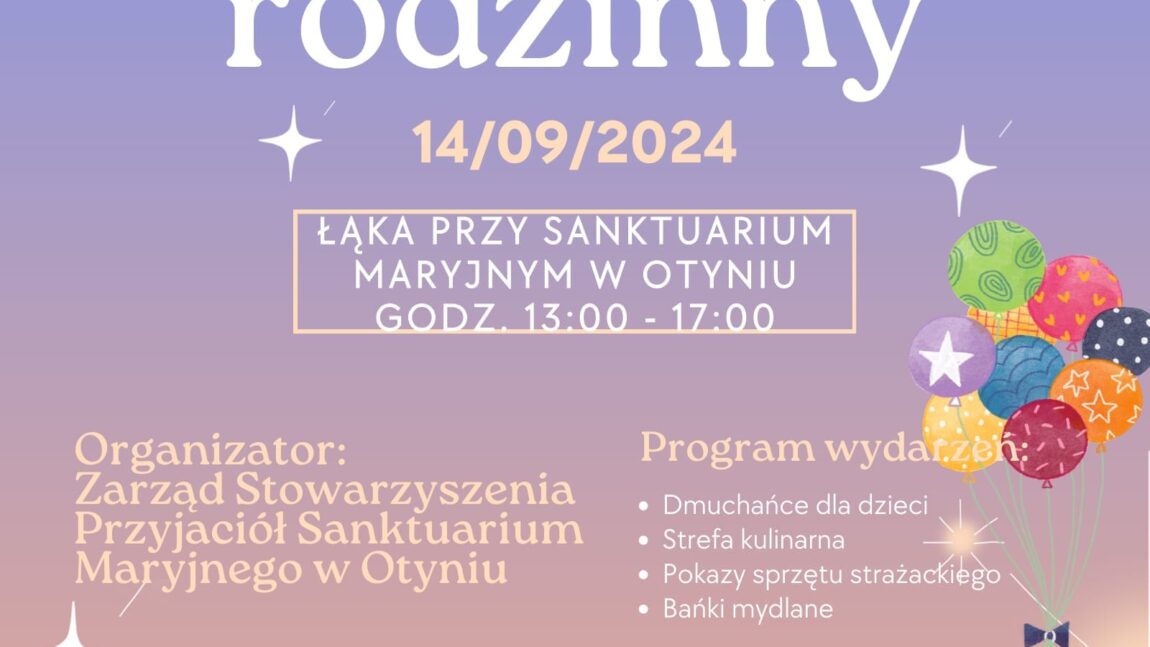 Zapraszamy na piknik rodzinny